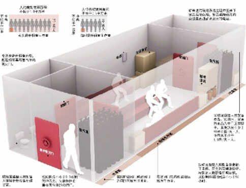 避难硐室用气幕隔绝装置